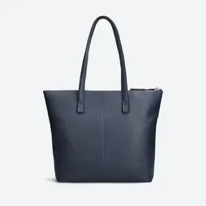 T Tahari Bags Tahari Kat Leather Tote Navy Poshmark